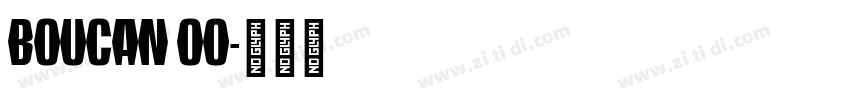 Boucan 00字体转换